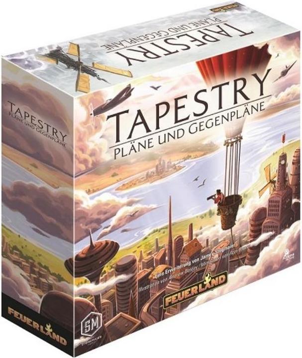 Feuerland FEU31001 - Plans and counter plans: Tapestry, 1-5 players, ages 12+ (extension, DE edition) (German)