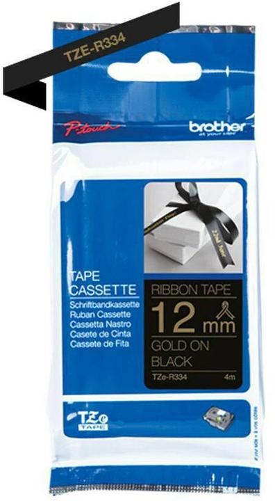 Actual product image Brother TZe-R334 (1.20 cm, Black)