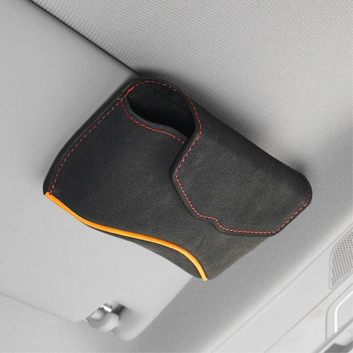 Productafbeelding Cover-Discount Brillenkoker voor in de auto met clip voor zonneklep