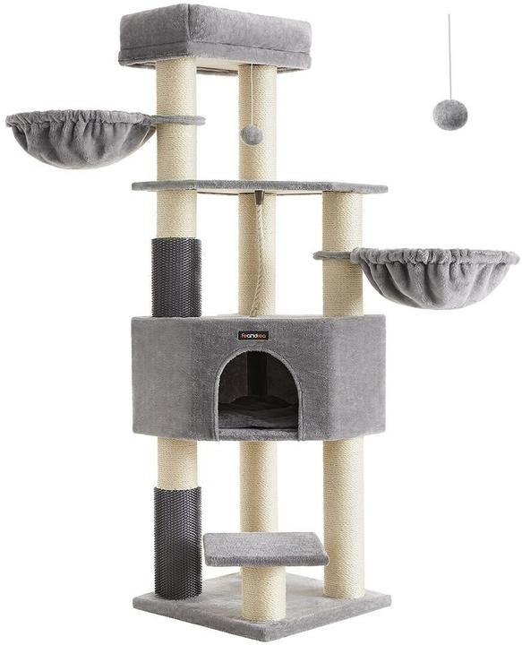 Image du produit Feandrea Arbre à chat (160 cm, Gris)
