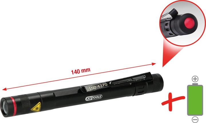 Actual product image KS Tools 150.4370 (14 cm, 85 lm)