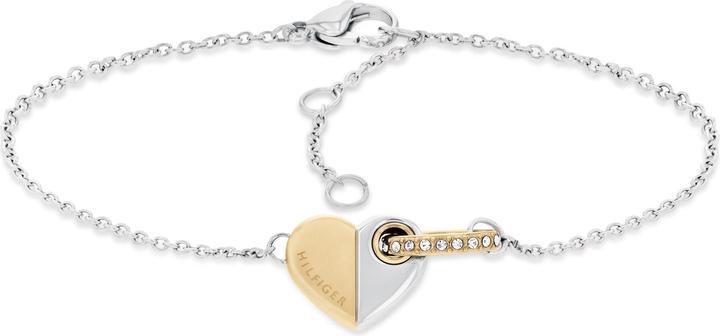 Immagine prodotto Tommy Hilfiger Bracciale fashion in acciaio con cuore bicolore 2780880 (Acciaio inossidabile)