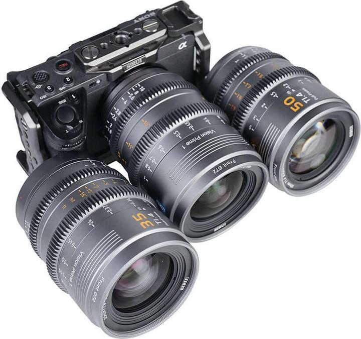Image du produit Sirui VP-1-3G VISION PRIME T1.4 Full-frame Cine Lens 24mm&35mm&50mm Grey Wechsel Mount (Canon RF, Monture L, Nikon Z, Sony E, Plein format)