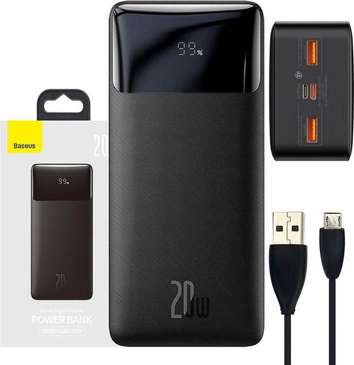 Immagine prodotto Baseus Bipow (30000 mAh, 20 W, 111 Wh)