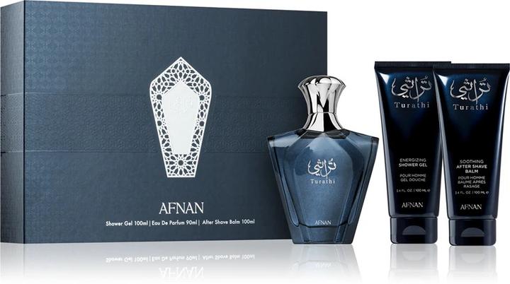 Actual product image Afnan Turathi Blue (Perfume set)
