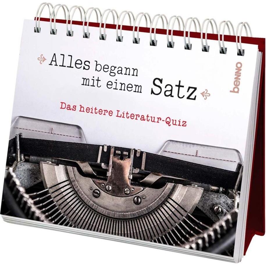 Thumbnail - Alles begann mit einem Satz, Belletristik