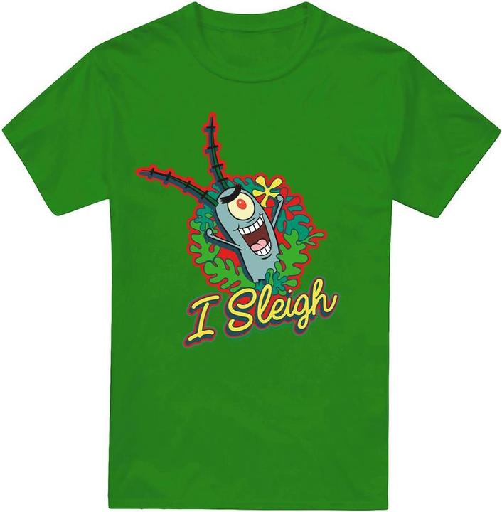 Produktbild Spongebob Squarepants I Sleigh TShirt weihnachtliches Design (XXL)