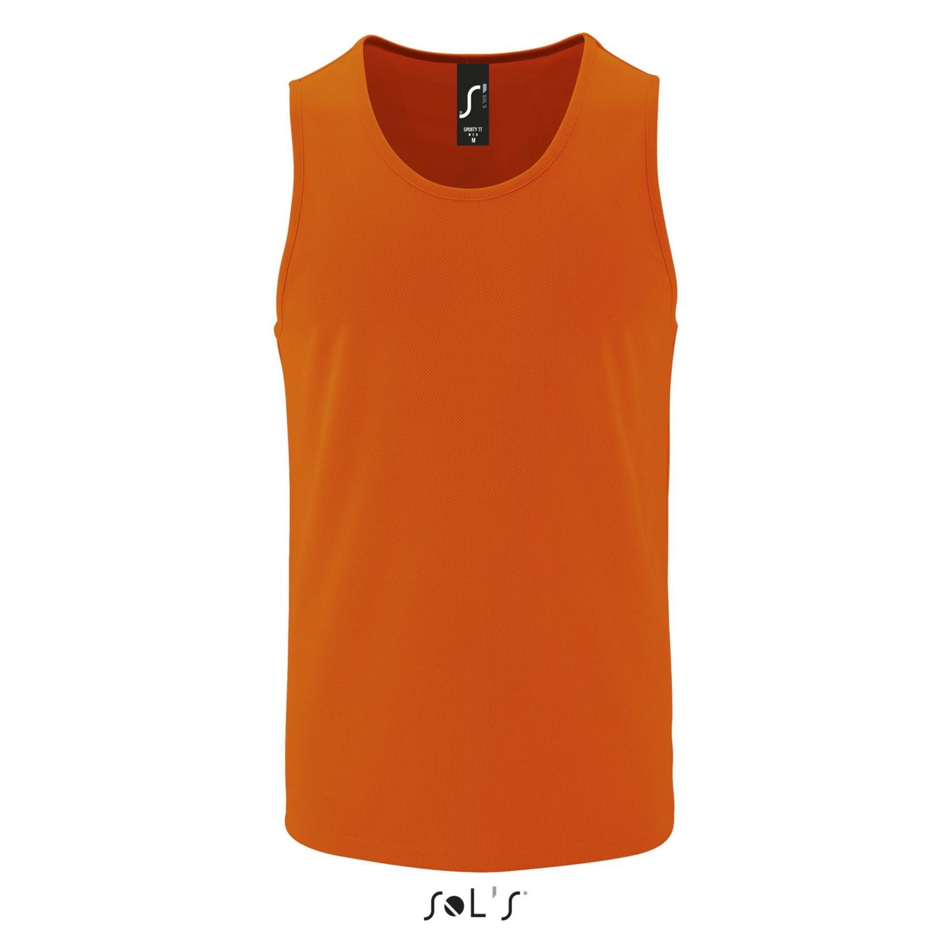 Sol's, Herren, Sportshirt, Sporty Tt (3XL), Orange, 3XL