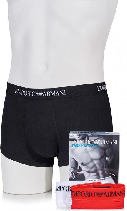 Immagine prodotto Emporio Armani Boxershorts Casual Bequem sitzend (L, confezione da 3)
