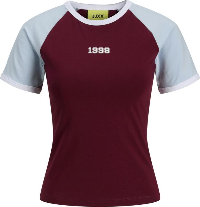 Produktbild JJXX Jxgigi Str Ss Contrast Tee Jrs Ln (XS)