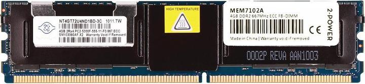 Immagine prodotto 2-Power 4GB DDR2 667MHz FBDIMM (1 x 4GB, 667 MHz, DDR2-RAM, FB-DIMM)