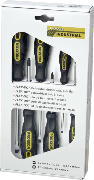 Image du produit Proxxon Jeu de tournevis FLEX-DOT (Hexagone externe)