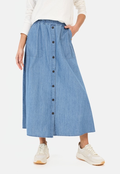 Actual product image Camel Active Langer Denim-Rock mit elastischem Bund (34)