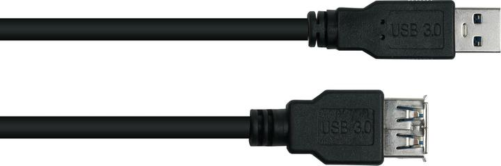 Image du produit Good Connections Kabelmeister USB 3.0 vers USB-A CU 3m noir (3 m)