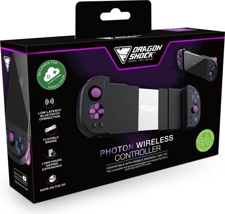Produktbild Nuance Dragon Photon Wireless Controller Schwarz für Nintendo (Android, iOS, PC)