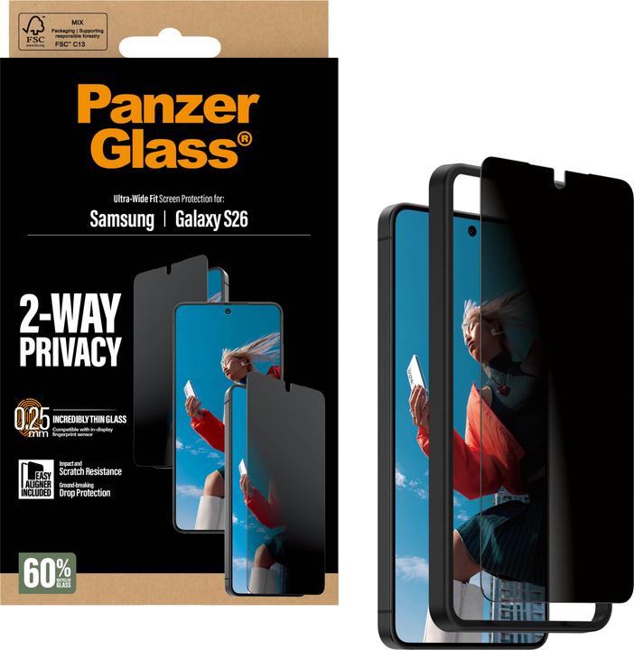Produktbild PanzerGlass Ultra-Wide Fit (1 Stk., Samsung Galaxy S26)