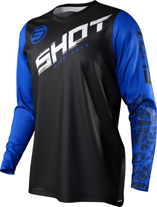 Image du produit Shot DEVO SLAM Jersey blau-schwarz M (M)