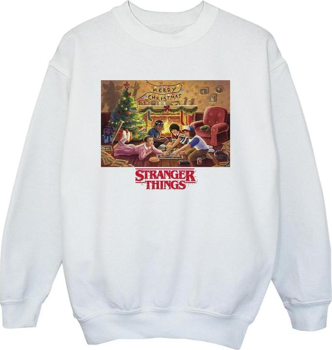 Immagine prodotto Netflix Stranger Things Christmas Gathering Felpa Ragazzi (152, 158)