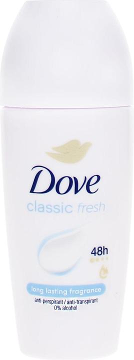 Produktbild Dove Classic Roll-On Antiperspirant 0% Alcohol (Roll-on, 50 ml)