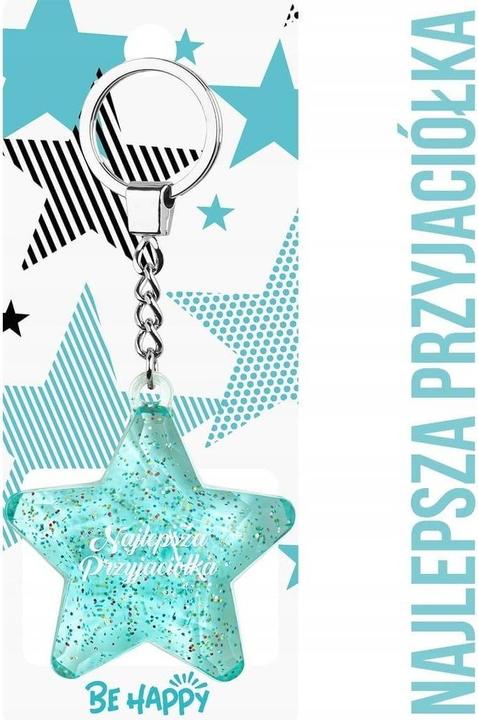 Immagine prodotto Happy Color Stern-Schlüsselanhänger für die beste Freundin