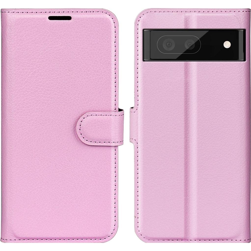 Thumbnail - Screenguard Google Pixel 6a Leather Guard Lederhülle (Google Pixel 6a), Smartphone Hülle, Rosa