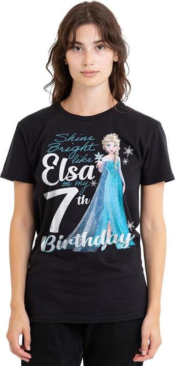 Produktbild Disney Frozen Bright Like Elsa TShirt 7. Geburtstag (L)