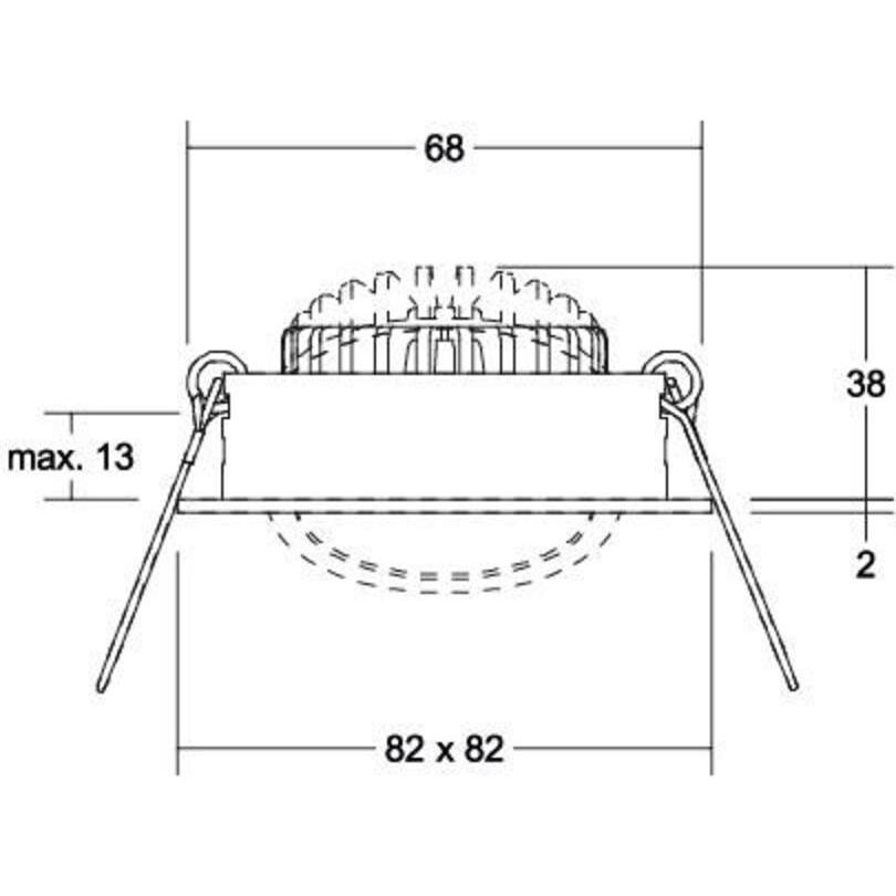 Thumbnail - Brumberg, Wandleuchte + Deckenleuchte, LED-Einbaustrahler (630 lm)