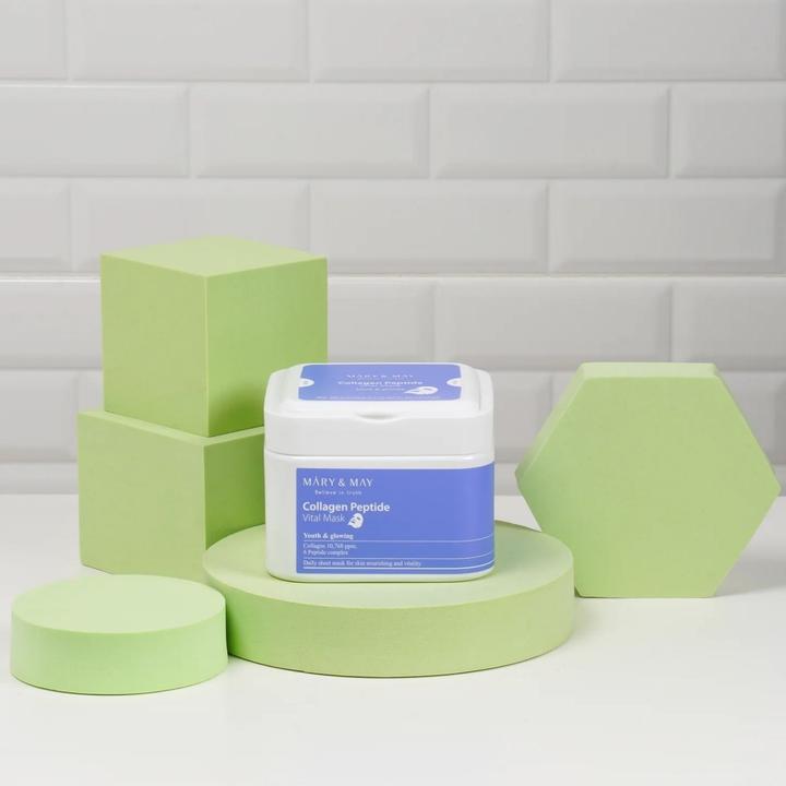 Actual product image Mary&May Collagen Peptide Vital Mask (400 ml)