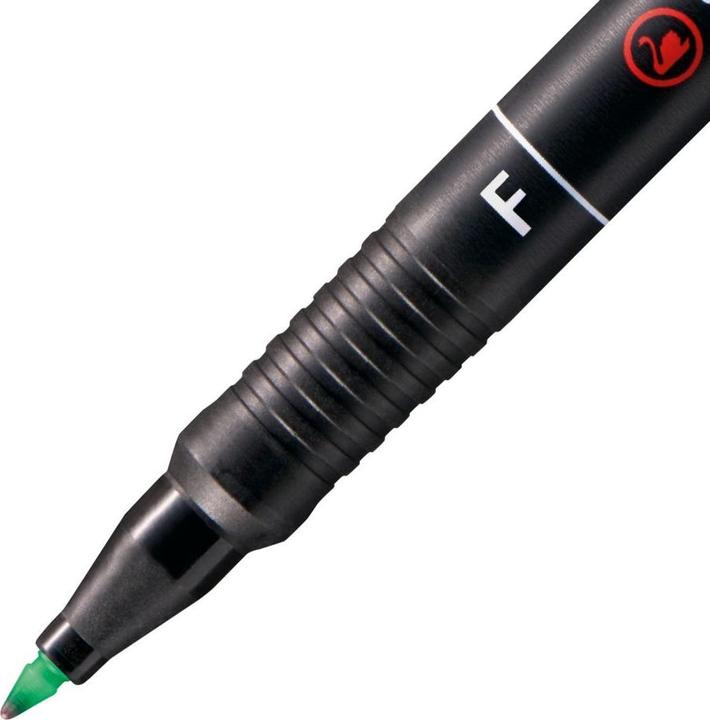 Image du produit STABILO Stylo pour transparents OHPen universal F permanent 10 pièces, vert (Noir, Vert, 0.70 mm, 10 x)