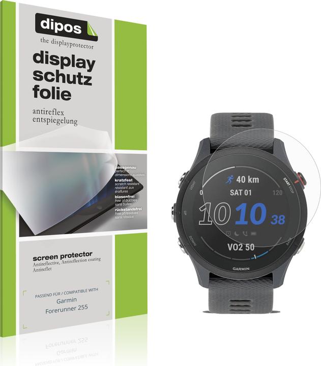 Dipos Film de Protection décran Anti-reflet pour Garmin Forerunner 255