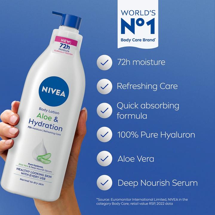 Produktbild NIVEA Aloe & Hydration 48h (Körperlotion, 400 ml)