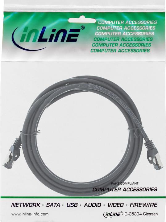 Actual product image InLine Patch cable (S/FTP, CAT8.1, 2 m)
