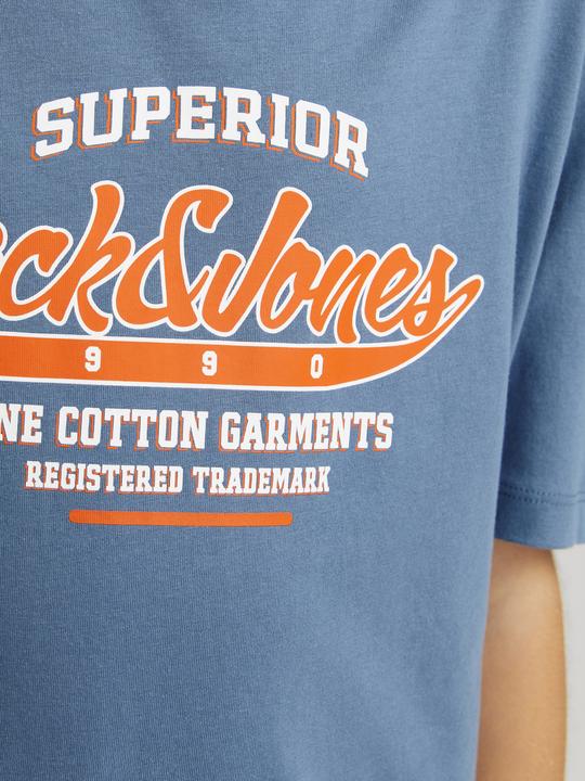 Actual product image Jack & Jones JJELOGO TEE SS ONECK 2COL 24/25 NOOS JNR (164)