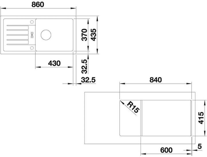 Produktbild Blanco Favum XL 6 S (Einbauspüle mit Abtropffläche, 86 cm, 43.50 cm)