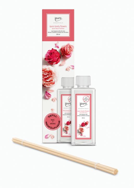 Image du produit Ipuro Recharge d'encens Lovely Flowers avec bâtonnets 200 ml (200 ml)