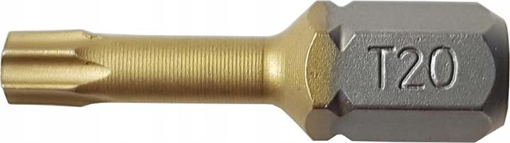 Actual product image Stalco Bit tip 1/4 Torx T20 25 mm titanium according to WKR (25mm)