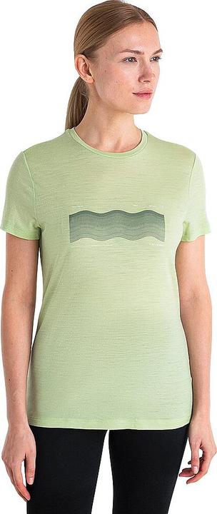Actual product image Icebreaker Women's Tech Lite III S/S Tee Contour Waves (S)