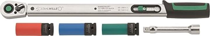Productafbeelding Stahlwille Wielmontageset 721QR/20/3/1 Snel (1/2", 40 Nm, 200 Nm)