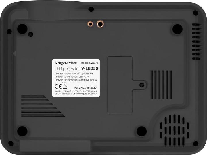 Actual product image Krüger&Matz V-LED50 (Full HD, 2800 lm, 1.4:1)