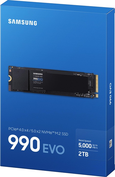 Produktbild Samsung 990 EVO (2000 GB, M.2 2280)
