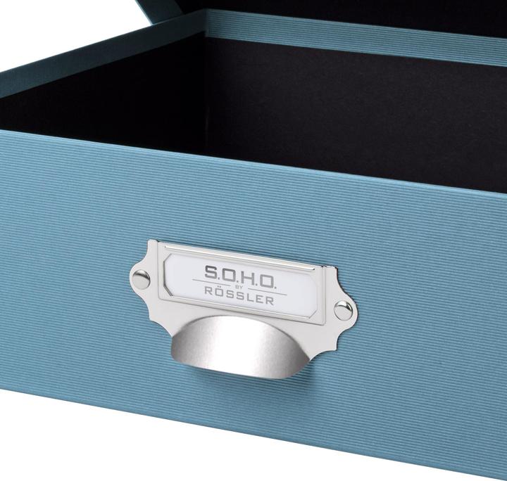Immagine prodotto Rössler Storage Box S.O.H.O. Blu (337 x 255 x 105 mm, 9 l)