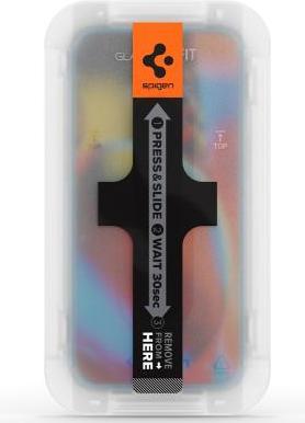 Image du produit Spigen VERRE TEMPÉRÉ.TR "EZ FIT" 2-PACK IPHONE 13 / 13 PRO ANTIBLUE (2 pcs, Apple iPhone 13, Apple iPhone 13 Pro)