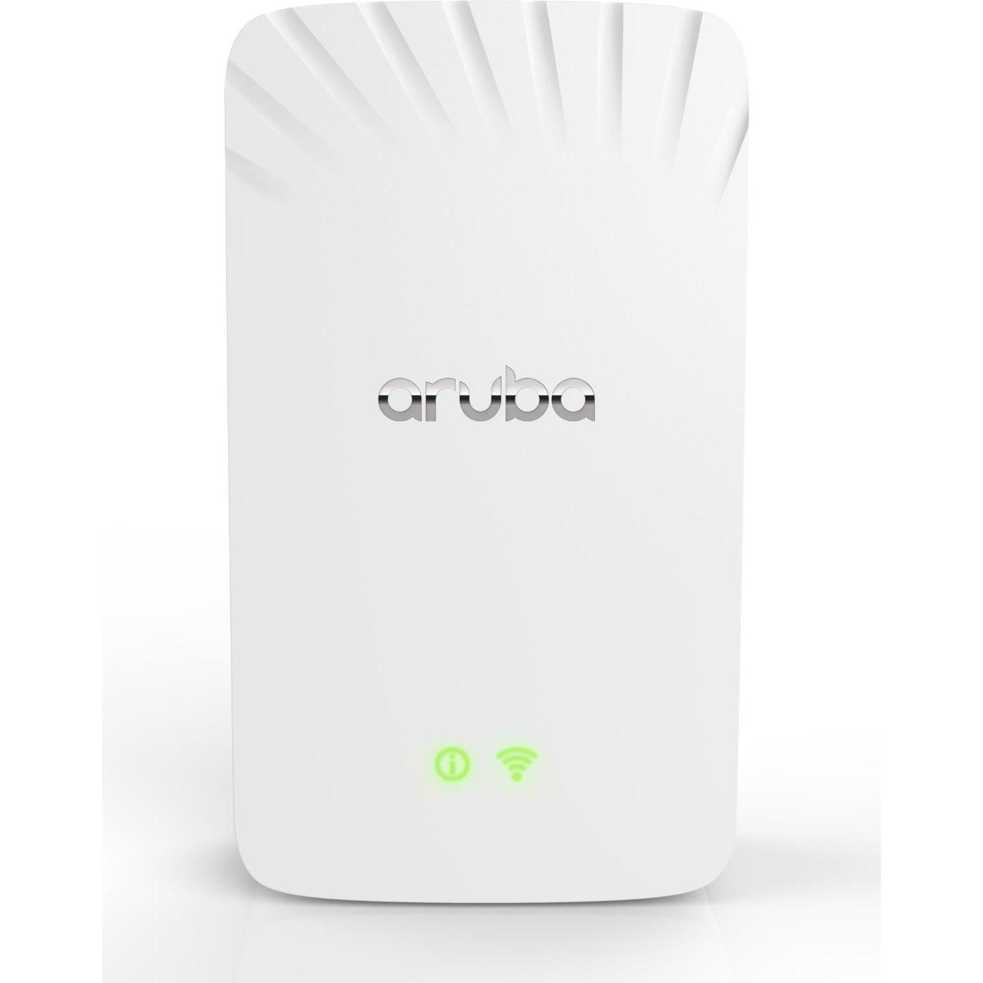 HPE E Aruba AP-505H Access Point, RW, Dual Radio, 802.11ax, Unified Hospitality, with 1+4 Ethernet (1200 Mbit/s), Access...