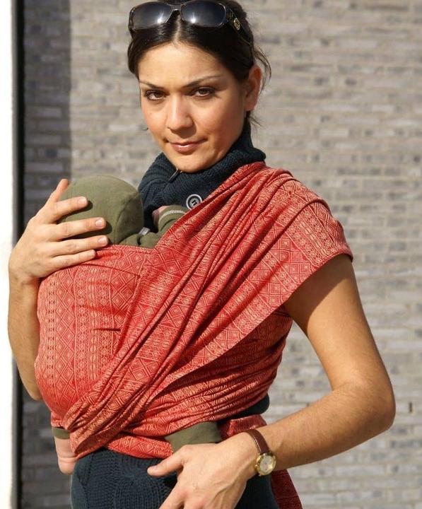 Actual product image Didymos Baby Sling Prima Ruby-tangerine (5.20 m)