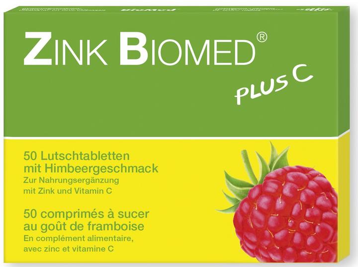 Image du produit Biomed Zinc plus C (50 pièce(s), Cachets, 39 g)