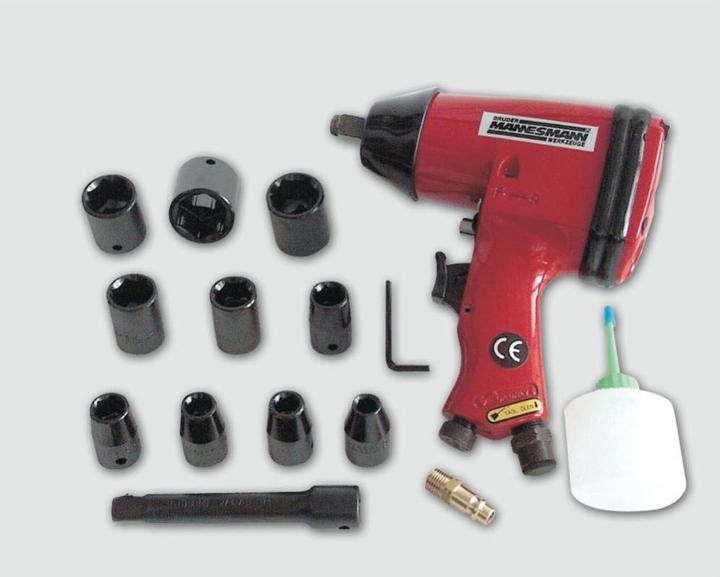 Actual product image Mannesmann Pneumatic impact screwdriver set (Electrical connection)