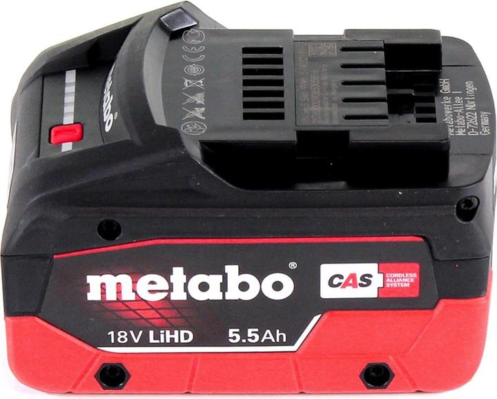 Produktbild Metabo Akku Basis Set 18V mit 1x Akku LiHD 5,5Ah ( 625368000 ) + Ladegerät ASC 145 ( 627378000 ) (18 V)