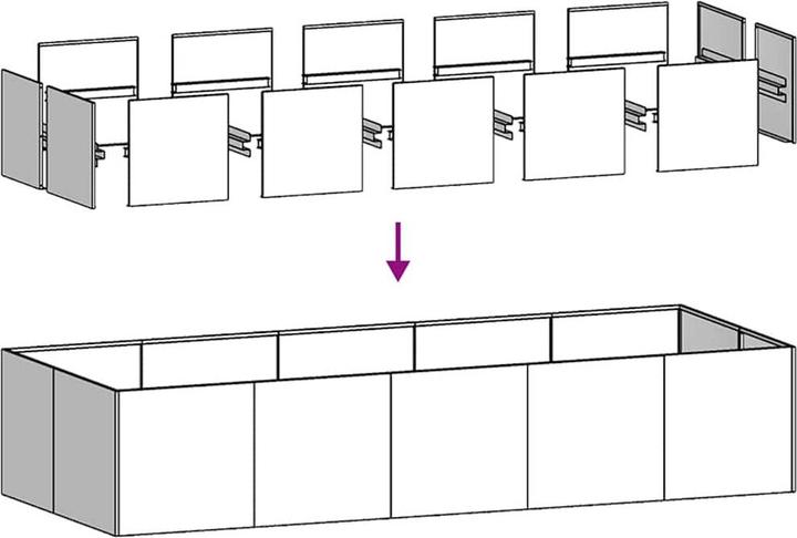 Produktbild vidaXL Pflanzkübel