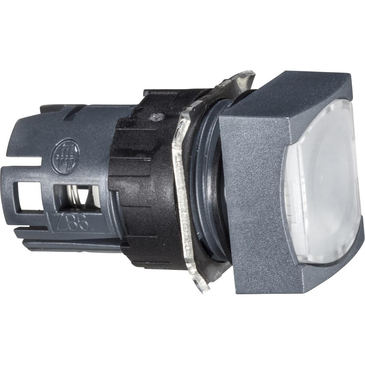 Thumbnail - Schneider Electric 16MM Illuminated White Square PushButton, Taster + Schalter, Weiss