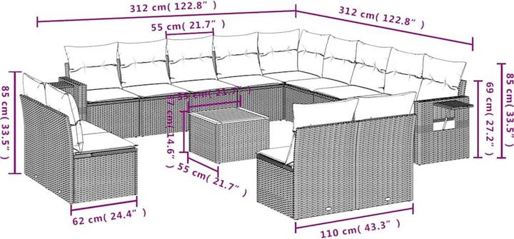 Produktbild vidaXL Tyson